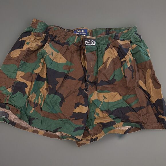 Polo by Ralph Lauren Other - Polo Ralph Lauren Mens Multicolor Camouflage Comfort Sleepwear Shorts Size L XL